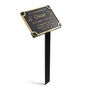 Personalised Brass Dog Or Cat Memorial Gift Plaque, thumbnail 3 of 4