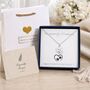 Personalised Dog Paws Design Necklace Birthday Gift, thumbnail 6 of 10