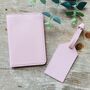 Personalised Summer Drawings Passport Cover And Luggage Tag, thumbnail 4 of 6