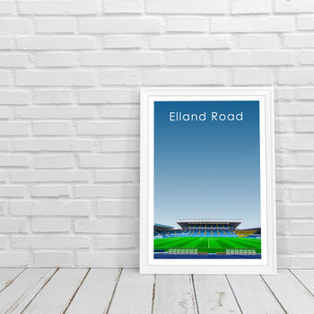 Leeds United 'Elland Road' Stadium Art Print Poster, 2 of 2