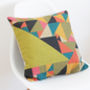 Abstract Triangles Cushion Cover, thumbnail 3 of 4