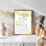 Personalised First Birthday Bee Time Capsule Cards, thumbnail 2 of 2