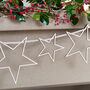 Star Streamers Wooden Garland, thumbnail 2 of 12