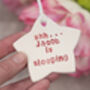 Personalised New Baby Door Hanger Letterbox Gift, thumbnail 4 of 10