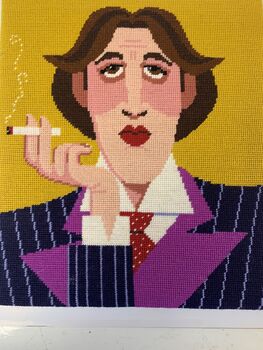 Oscar Wilde Tapestry Kit With 100% British Wool, 3 of 5