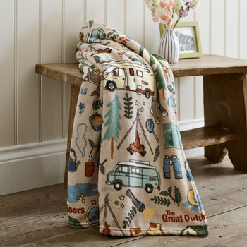 Cozy Great Outdoors Camping Comfort Throw 240gsm, 2 of 5