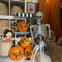 Set Of Three Halloween Pumpkin Stickers, thumbnail 3 of 9