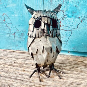 Little Owl Garden Sculpture Art123, 2 of 4