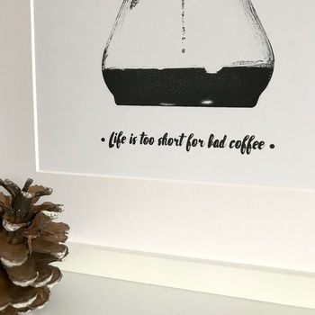 Personalised Coffee Brewing Art Print, 3 of 4
