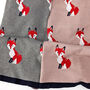 Little Fox Knitted Baby Blanket, thumbnail 3 of 12