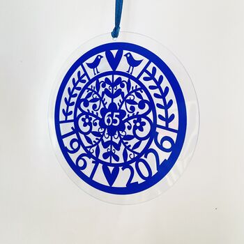 65th Sapphire Wedding Anniversary Gift, 5 of 8