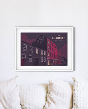 Leadmill Sheffield Travel Poster Art Print, 3 of 8