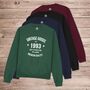 Vintage 21st/30th/40th/50th/60th Birthday Sweatshirt, thumbnail 1 of 5