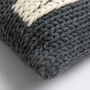 Monogram Cushion Easy Knitting Kit, thumbnail 3 of 10