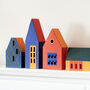 Scandi Home Decor, Colorful Nordic Village, thumbnail 2 of 10