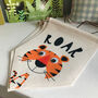 Wobbly Eyed Tiger Childrens Room Flag, thumbnail 2 of 4
