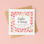 Personalised Hearts Engagement Card, thumbnail 1 of 3