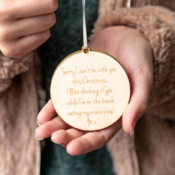 Personalised Map Christmas Bauble Decoration, 2 of 7