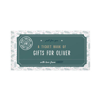 Personalised Book Of Christmas Giftable Tickets, 8 of 10