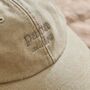 Personalised Family Vintage Cap In Natural, thumbnail 3 of 3