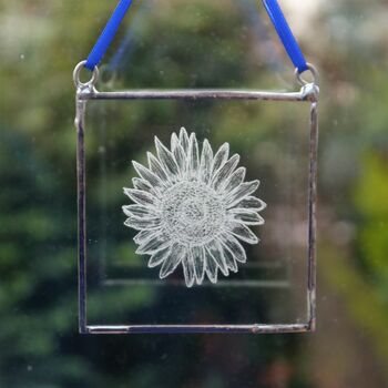 Sunflower Glass Hanging Decoration, 4 of 10