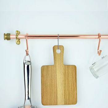 Industrial Copper And Brass Pan Rail, 4 of 5