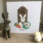 Personalised Bunny With Heart Easter Card, thumbnail 7 of 7