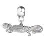 Bearded Dragon Sterling Silver Charm, thumbnail 2 of 6