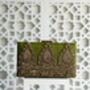 Amarna Olive Green Clutch, thumbnail 6 of 7