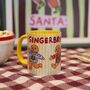 Gingerbread Mug – Cute Christmas Coffee Cup, thumbnail 6 of 7