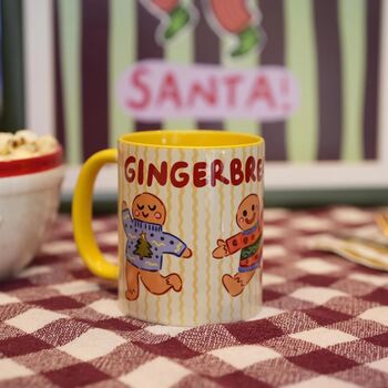 Gingerbread Mug – Cute Christmas Coffee Cup, 6 of 7