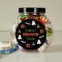 Personalised Halloween Sweets Jar, thumbnail 4 of 9