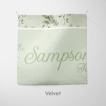 Personalised Green Woodland Christmas Cushion, 6 of 7