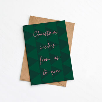 Christmas Wishes From Us To You Card, 2 of 2