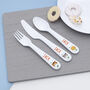 Personalised Plastic Children's Cutlery Set, thumbnail 4 of 12