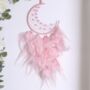 Baby Room Decor Pastel Colourful Moon Dream Catcher, thumbnail 1 of 4