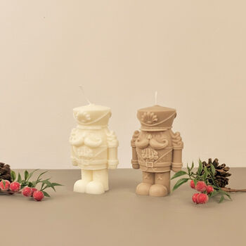 Large Christmas Nutcracker Candle And Christmas Decor, 4 of 12
