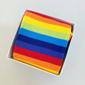 Unisex Rainbow Socks ~ Boxed, 3 of 5