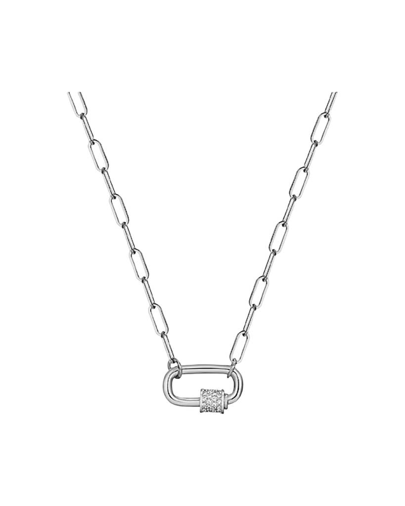 Silver Paperclip Necklace