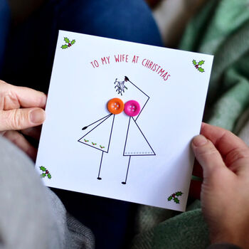 To My Wife At Christmas Mrs And Mrs Card, 5 of 5