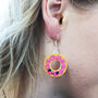 You Are The Coffee To My Donut Valentine's Earrings, thumbnail 3 of 12