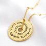 Personalised Message Of Affirmation Ring Necklace, thumbnail 5 of 12