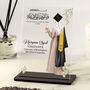 Personalised Muslim Female Graduation Plaque With Hijab – Scroll, Gavel Or Stethoscope, thumbnail 1 of 6