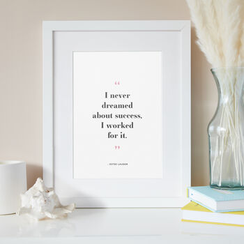 Use Your Own Words Personalised Quote Print, 5 of 9