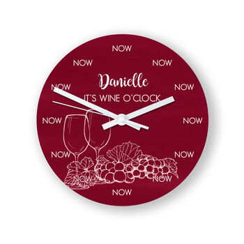 Personalised Wine O'clock, 2 of 2