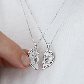 'Te Amo' Set Of Two Friendship Necklaces, 2 of 5