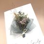 Get Well Soon Personalised Dried Flower Bouquet Card, thumbnail 3 of 10