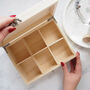 Personalised Wooden Tea Box For Grandad, thumbnail 3 of 5