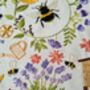 Bees And Blossoms Embroidery Pdf Pattern, thumbnail 7 of 11