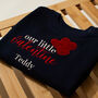 Personalised Our Little Valentine Kids Sweatshirt, thumbnail 3 of 6